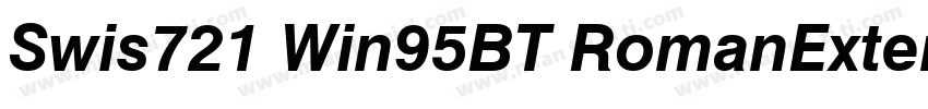 Swis721 Win95BT RomanExtended字体转换